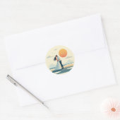 Zonsondergang Romantiek Sticker (Envelop)