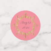 Zonsondergang Rood en Goud Confetti (Kleine voorkant)