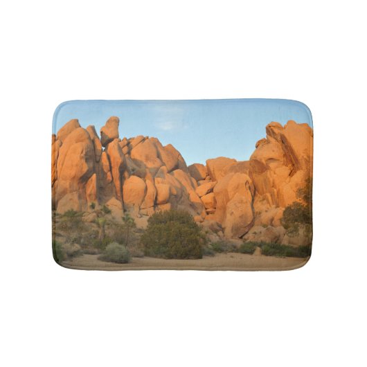 Zonsondergang Rotsen bij Joshua Tree Badmat (Voorkant)