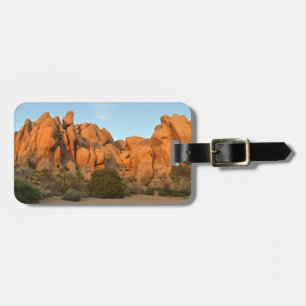 Zonsondergang Rotsen bij Joshua Tree Bagagelabel