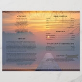 Zonsondergang Rouw Template (Achterkant)