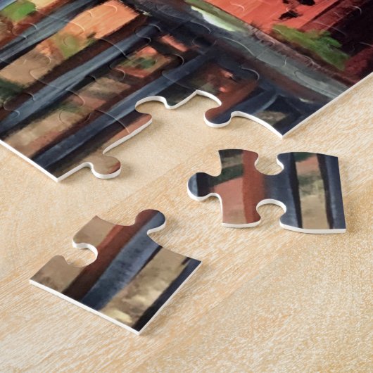 Zonsondergang Scène Puzzel (Zijkant)