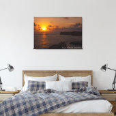 Zonsondergang Schemering Schemerlicht Schaduw Land Canvas Afdruk (Insitu (Slaapkamer))