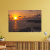 Zonsondergang Schemering Schemerlicht Schaduw Land Canvas Afdruk (Insitu (Woonkamer))