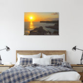 Zonsondergang Schemering Schemerlicht Schaduw Land Canvas Afdruk (Insitu (Slaapkamer))