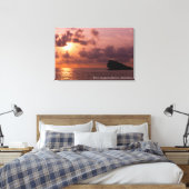 Zonsondergang Schemering Schemerlicht Schaduw Land Canvas Afdruk (Insitu (Slaapkamer))