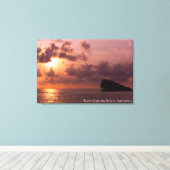 Zonsondergang Schemering Schemerlicht Schaduw Land Canvas Afdruk (Insitu (Houten vloer))