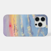 Zonsondergang Schilderij Hoesje iPhone Hoesje (Achterkant horizontaal)