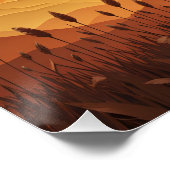 Zonsondergang Serenade in papier Perfect Poster (Hoek)