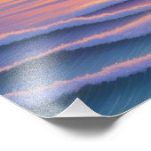 Zonsondergang Serenade Over de Oceaan Foto Afdruk (Hoek)