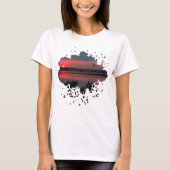 Zonsondergang Sereniteit | Avondlagune T-shirt (Voorkant)