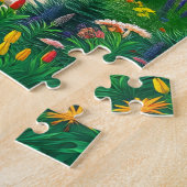 Zonsondergang Sereniteit bij het Merenoords Dorp Legpuzzel (Zijkant)