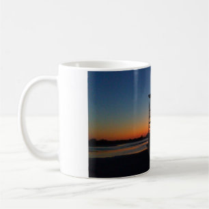 Zonsondergang sereniteit in elke slok koffiemok