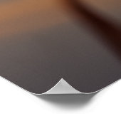 Zonsondergang Serenity: Reflecties van een Gouden  Poster (Hoek)