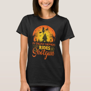  zonsondergang: Shepherd Dog Ride Shotgun H T-shirt