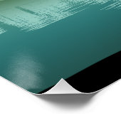 Zonsondergang Silhouet Liefhebber Zomer Vibes Roma Perfect Poster (Hoek)