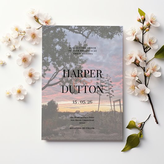 Zonsondergang sinaasappel geel mooi platteland bru kaart