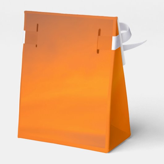 Zonsondergang Sinaasappel Moderne Abstracte Waterv Bedankdoosjes (Achterkant)