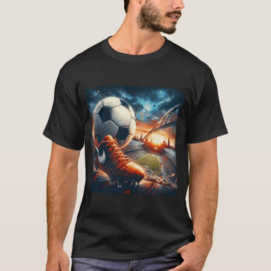 Zonsondergang Speltijd T-shirt (Voorkant)