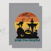 Zonsondergang Spooky BFTG Kaart (Voorkant / Achterkant)