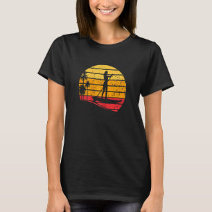 Zonsondergang Stand Up Paddle Board Sup Watersport T-shirt
