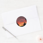Zonsondergang ~ sticker (Envelop)