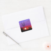 Zonsondergang Sticker - Schilderen (Envelop)