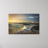 Zonsondergang Strand Canvas Print Afbeelding 22 (Voorkant)