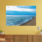 Zonsondergang Strand Canvas Print Afbeelding 23 (Insitu (Woonkamer))