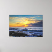 Zonsondergang Strand Canvas Print Afbeelding 33 (Voorkant)