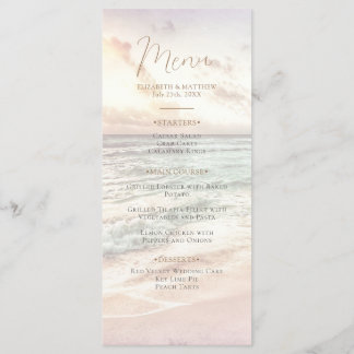 Zonsondergang Strand Huwelijk | Zeekust Strand Huw Menu