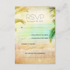 zonsondergang strand romantische bruiloft RSVP kaa Kaartje