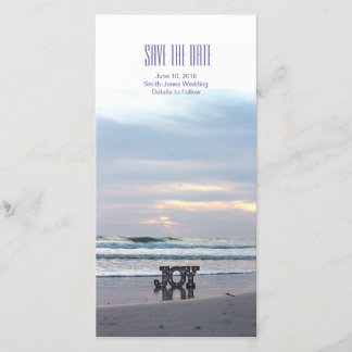 Zonsondergang Strand Save the Date