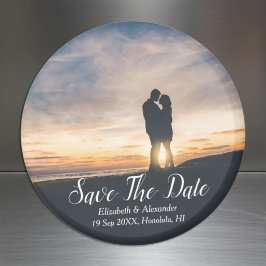 Zonsondergang Strand Save The Date Magneet