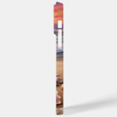 ZONSONDERGANG STRAND SCENE MET KLEURRIJKE SCHELPEN Case-Mate iPhone CASE (Achterkant / Links)
