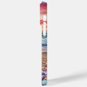 ZONSONDERGANG STRAND SCENE MET KLEURRIJKE SCHELPEN Case-Mate iPhone CASE (Achterkant / Links)