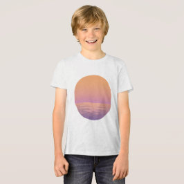 Zonsondergang Strand Vibe – Minimalistische Zonson Tri-Blend Shirt