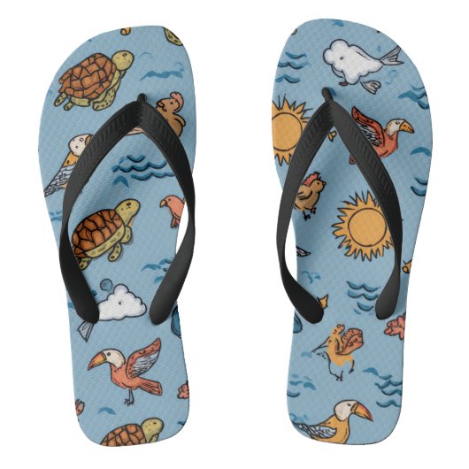 Zonsondergang Strand Vibe Slippers Cadeau Teenslippers (Voetbed)