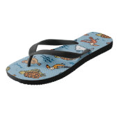 Zonsondergang Strand Vibe Slippers Cadeau Teenslippers (Schuin)
