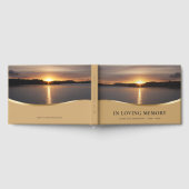 Zonsondergang Strandfront Herdenkingsdienst Gastenboek (Volledig)