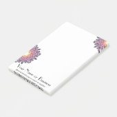 Zonsondergang Sunburst Post-it® Notes (Schuin)