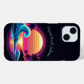 Zonsondergang Surf gloed Case-Mate iPhone Case (Achterkant (horizontaal))