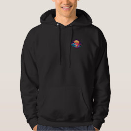 Zonsondergang Surf gloed Hoodie