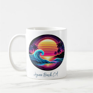 Zonsondergang Surf gloed Koffiemok