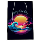 Zonsondergang Surf gloed Medium Cadeauzakje (Voorkant)