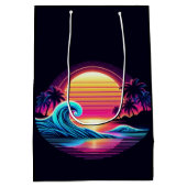 Zonsondergang Surf gloed Medium Cadeauzakje (Achterkant)