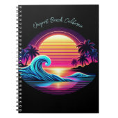 Zonsondergang Surf gloed Notitieboek (Voorkant)