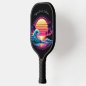 Zonsondergang Surf gloed Pickleball Paddle (Links)