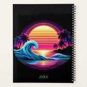 Zonsondergang Surf gloed Planner (Achterkant)