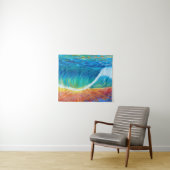 Zonsondergang Surf Golf Medium (127cm x 152cm) Wan Wandkleed (In Situ (horizontaal))